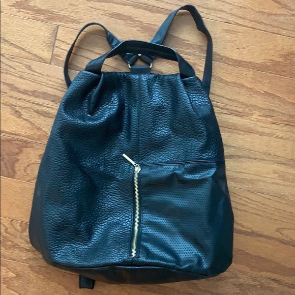 french connection leather backpack